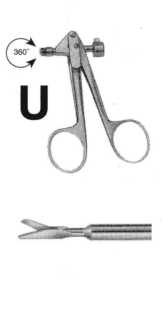 İZOLESİZ MAKAS U MODEL SAPLI  ÇAP : 5MM L43CM